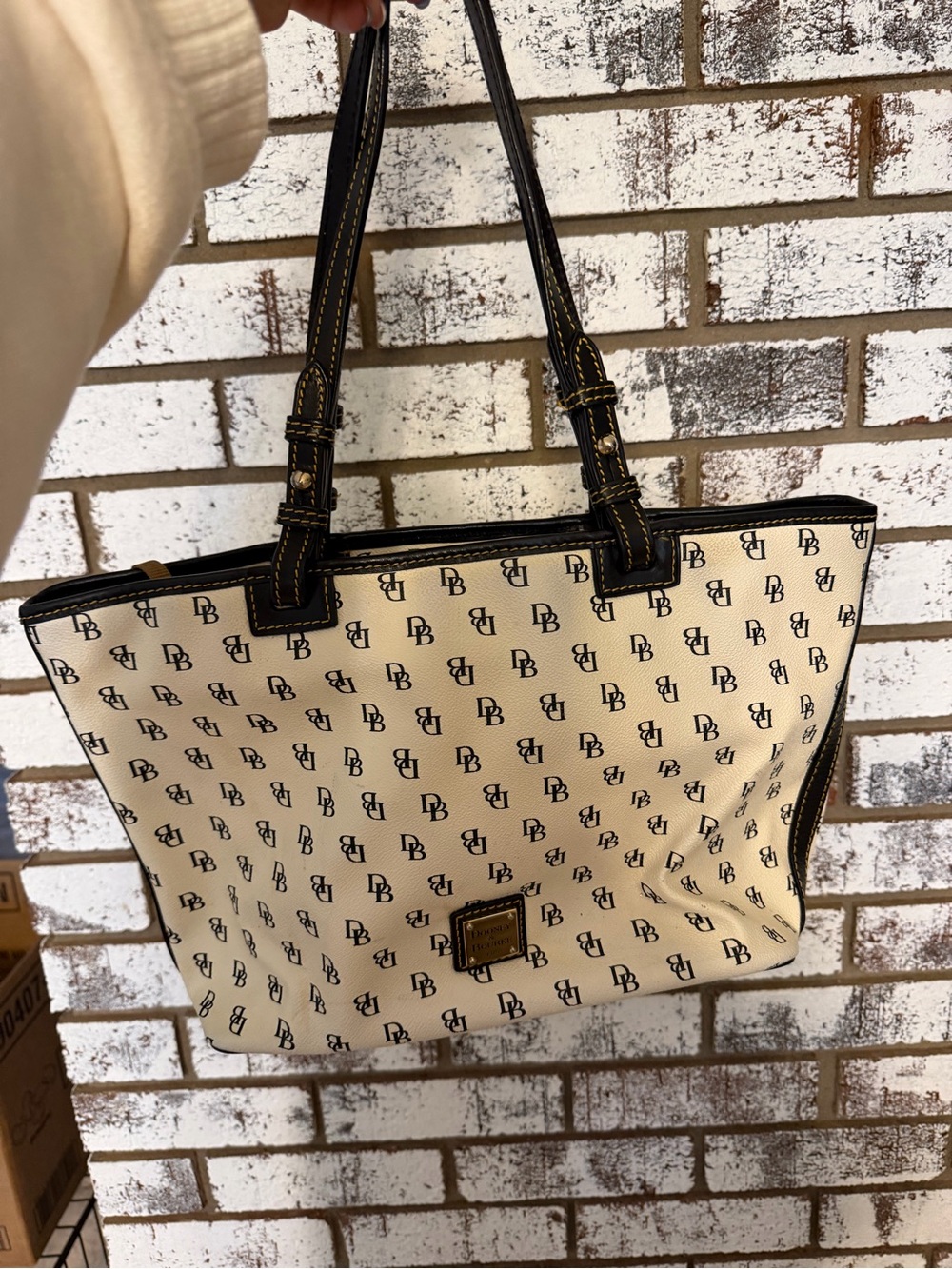 Dooney & Bourke signature monogram canvas bag